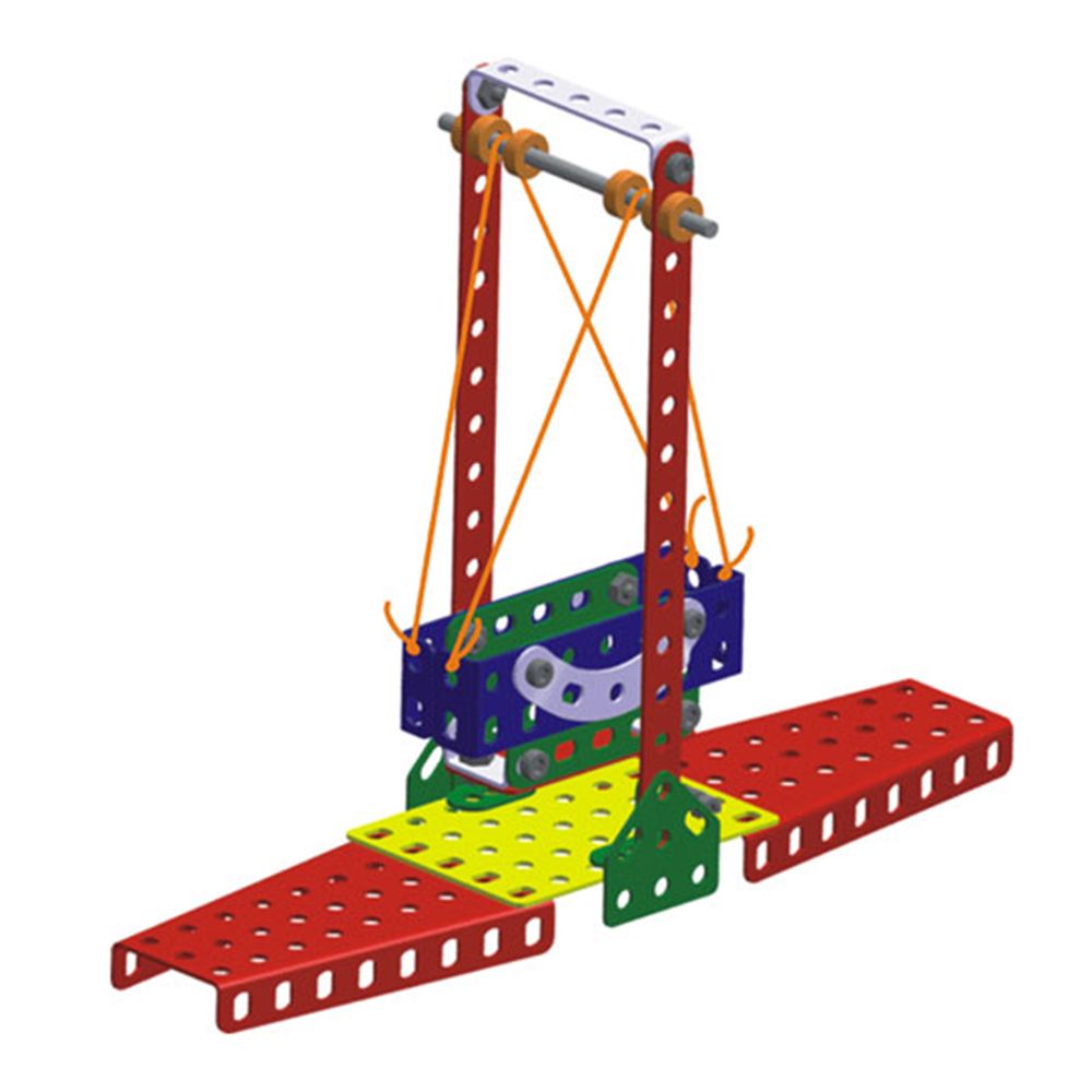 Метален конструктор, Вятърна мелница, 10 в 1, 181 части