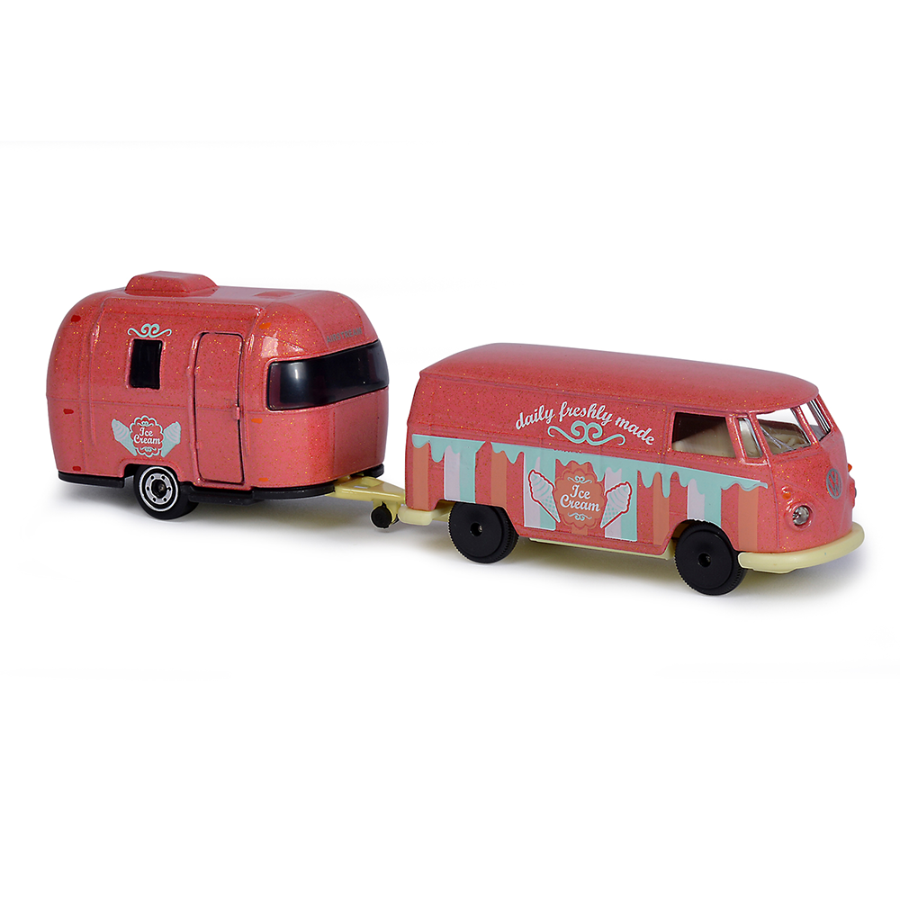 Kола с каравана, метална