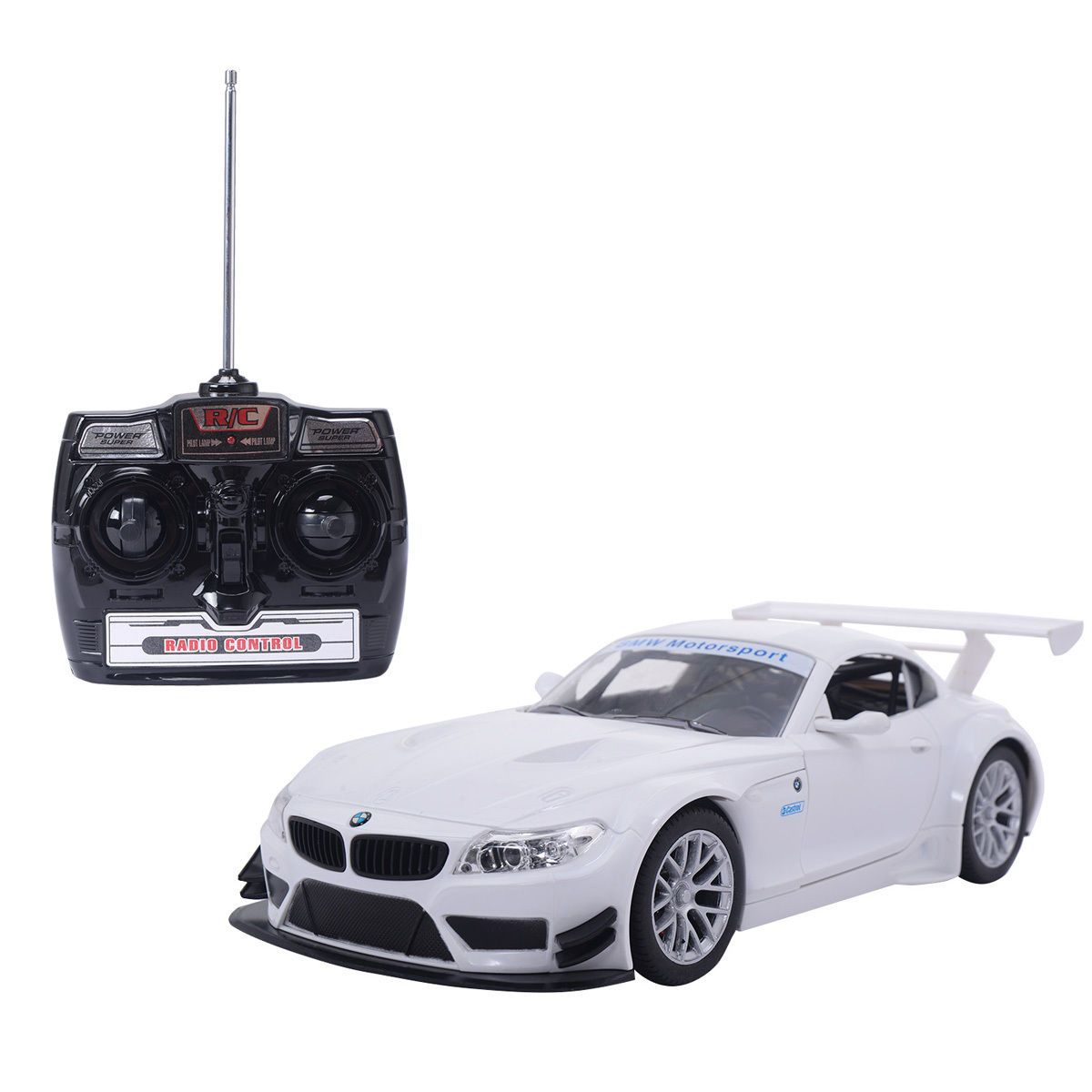 Кола с радио контрол, BMW Z4 T3, бяла