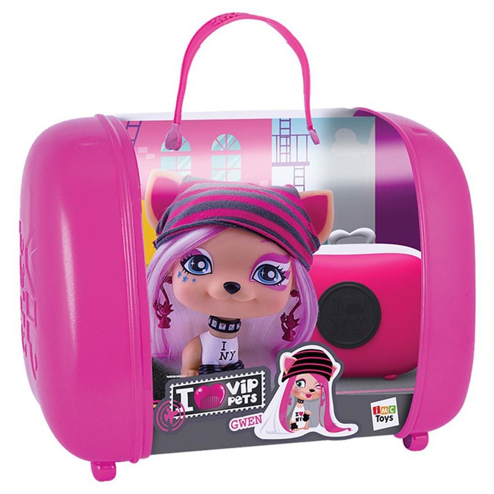 IMC TOYS, VIP PETS 71153 Домашен любимец ГУЕН, Пътешествие до Ню Йорк