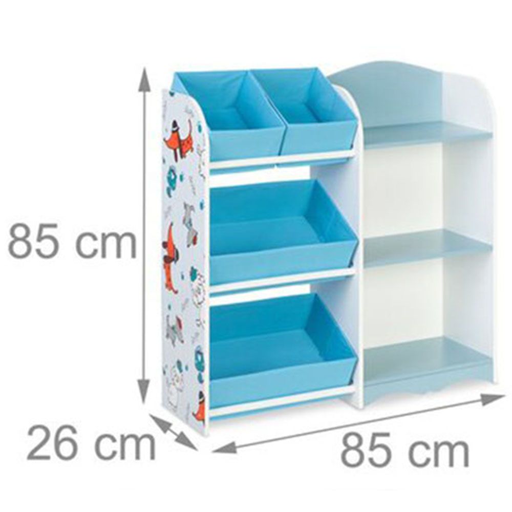 Детски стелаж-органайзер със 7 отделения, Dogo