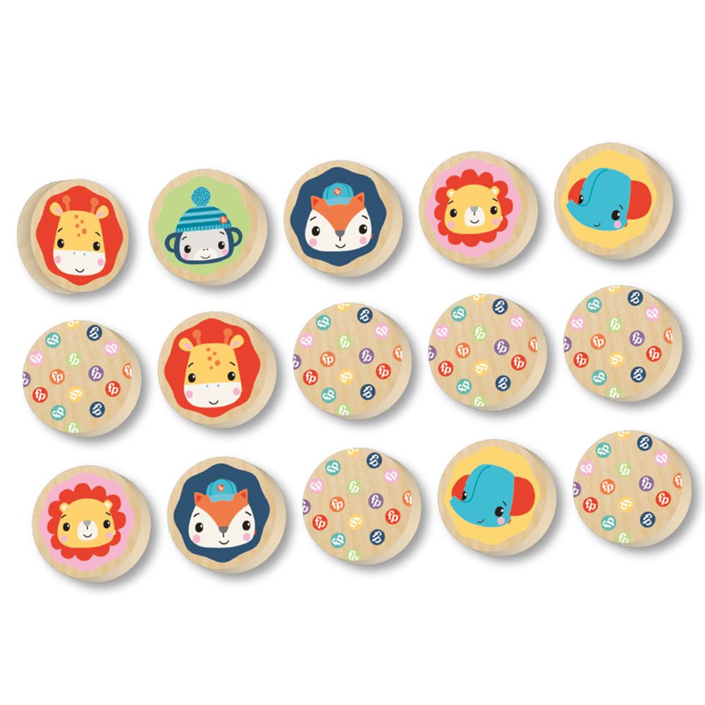 Дървена мемо игра, Животни