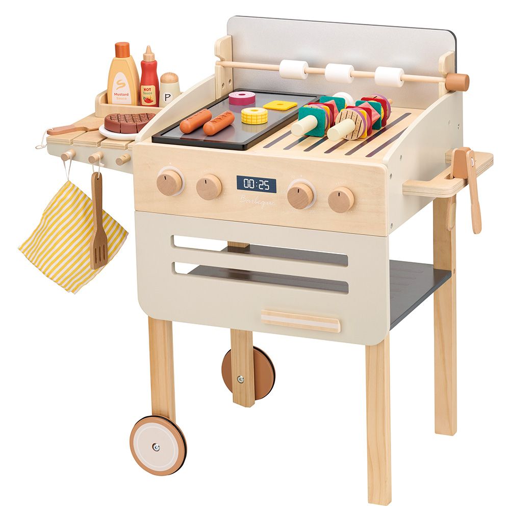 Lelin Toys, Барбекю - дървена игра с аксесоари