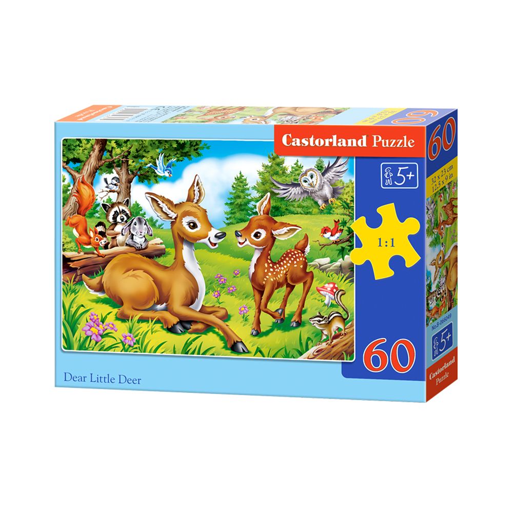 Castorland, Сърнички, пъзел 60 части