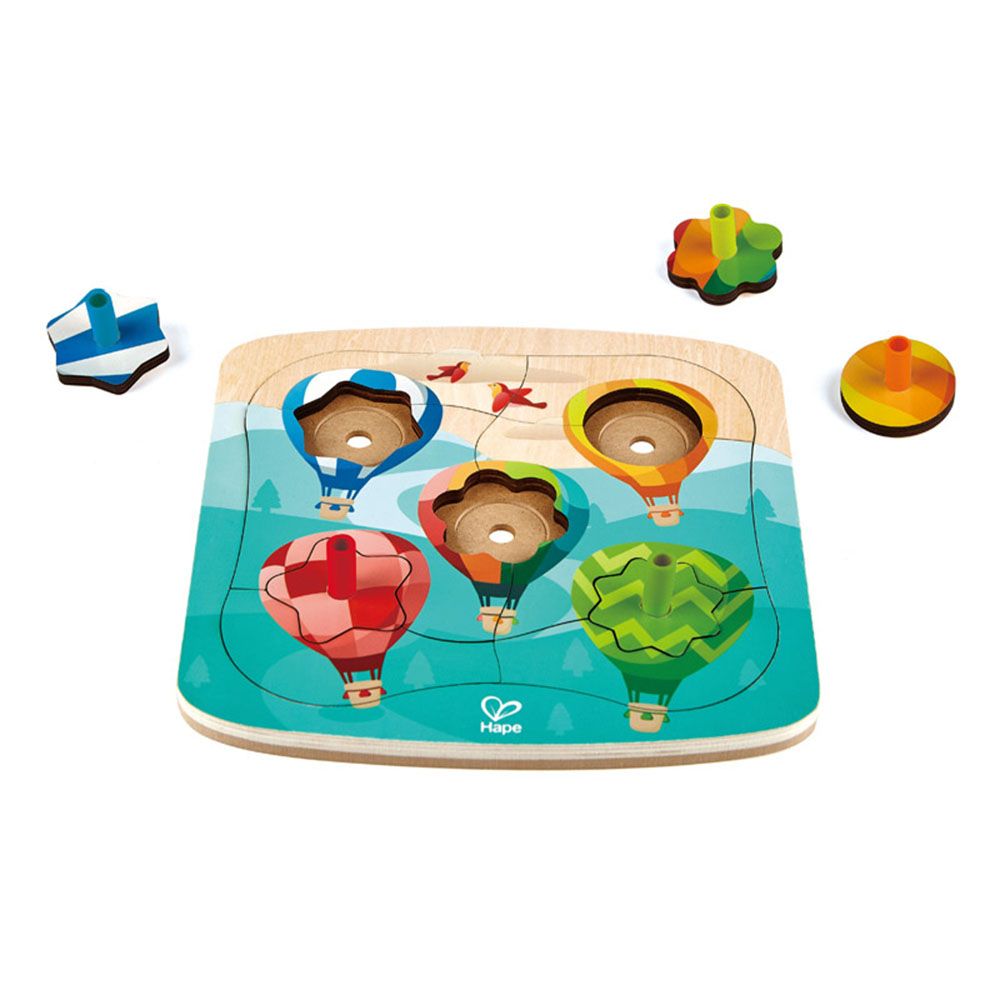 Hape, Дървен пъзел, Балони в небето