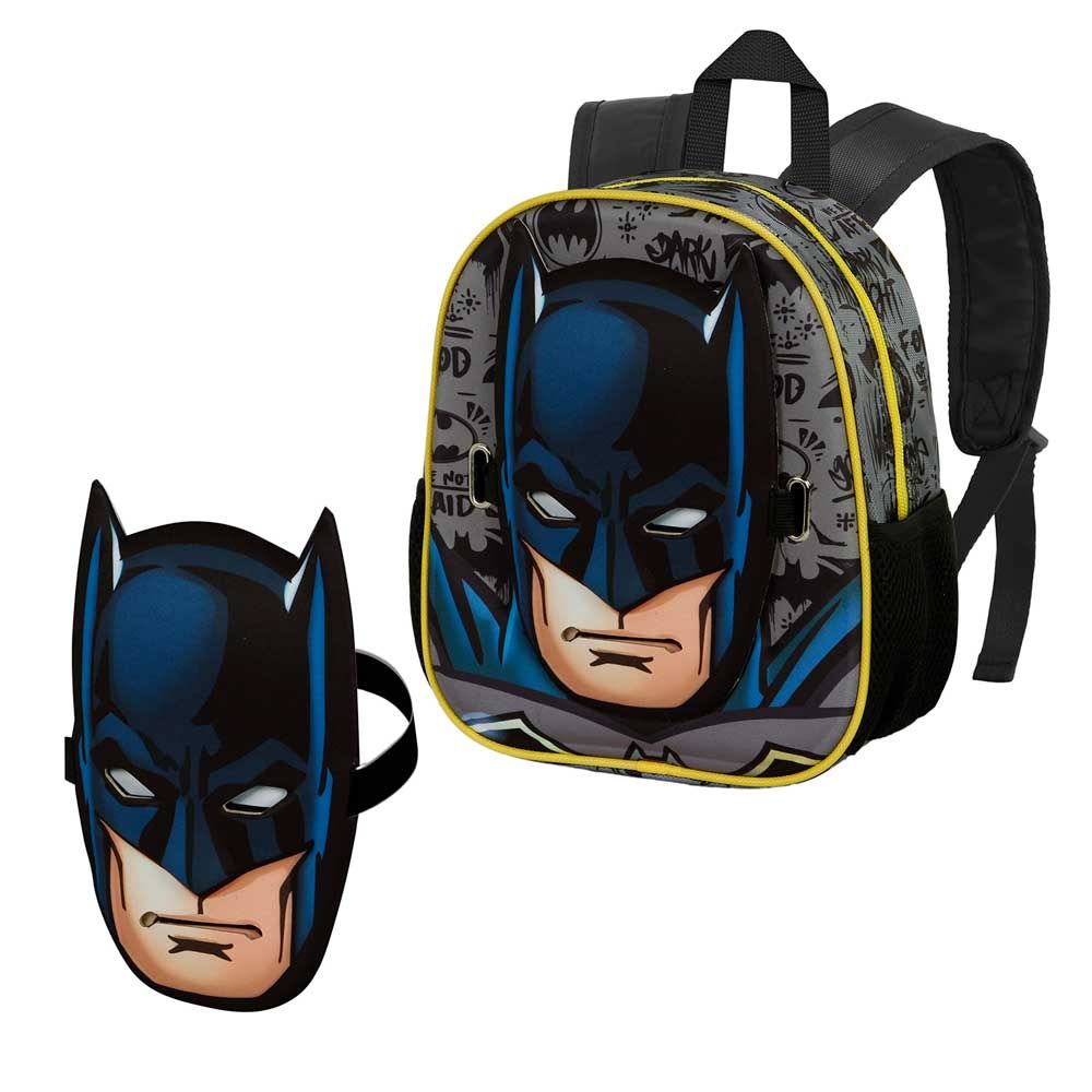 Mask Backpack, 3D детска раница с маска, Батман, Karactermania