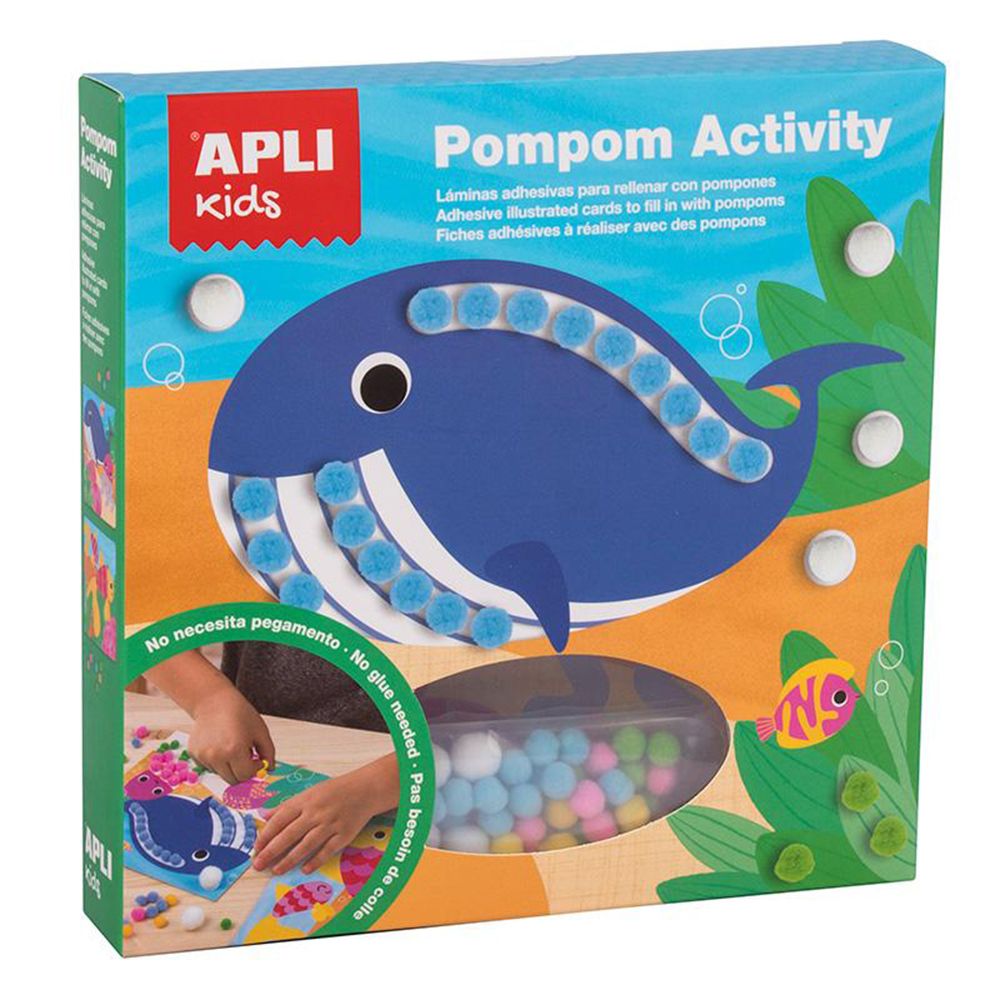Apli kids, Нарисувай море с помпони