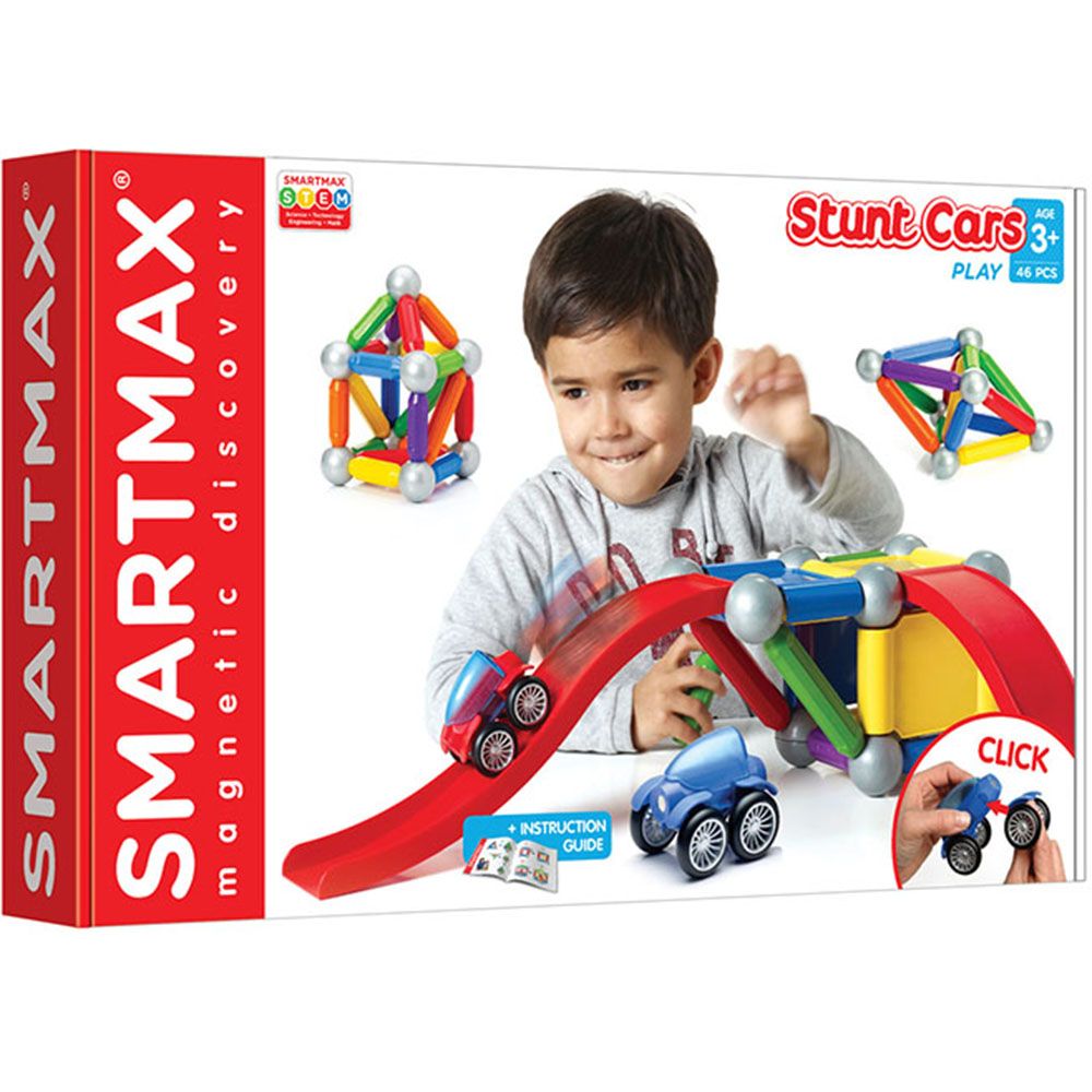 SmartMax, Mагнитен конструктор, Автомобилна писта, Smartgames