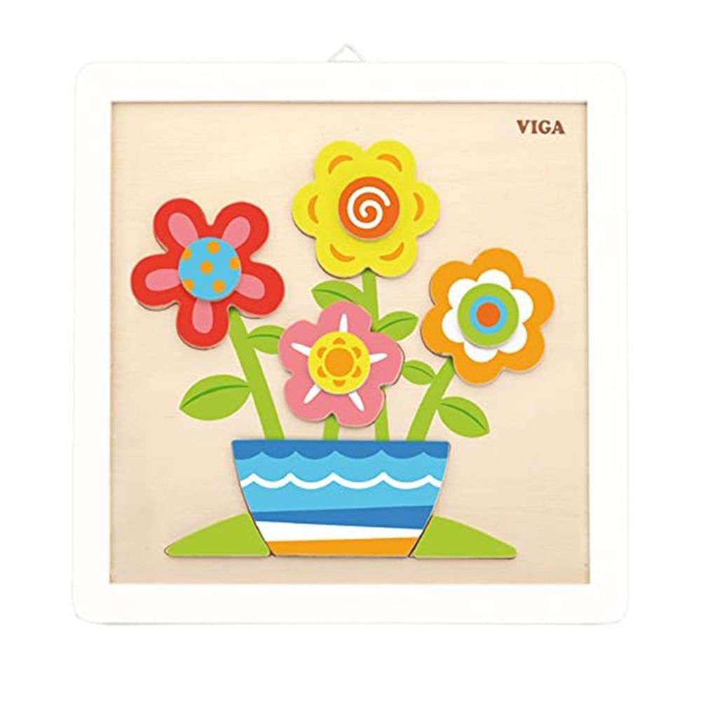 Viga toys, Оцвети сам картина от дърво, Цветя