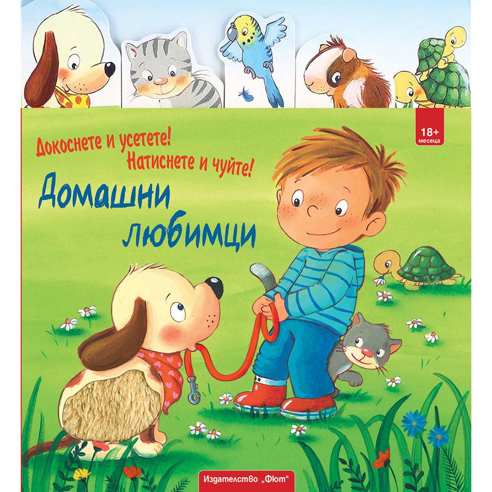 Докоснете и усетете! Натиснете и чуйте!, Домашни любимци, Издателство Фют
