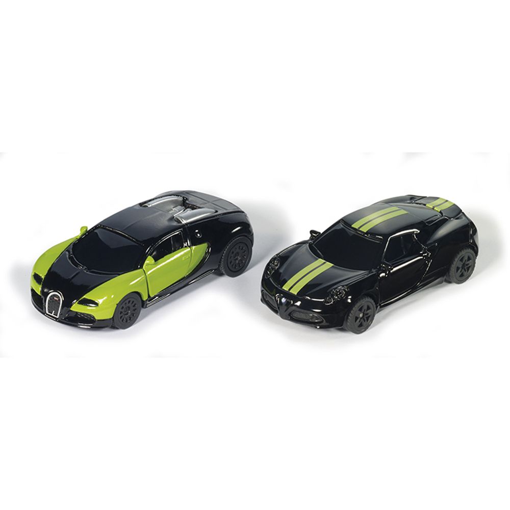 Siku, Специална колекция спортни автомобили, Black and Green, 2 броя
