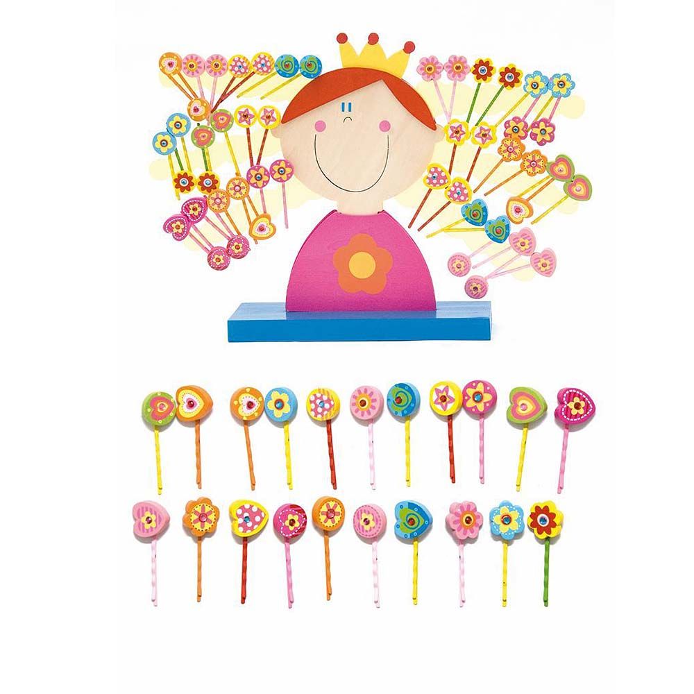 Дървна фиба за коса