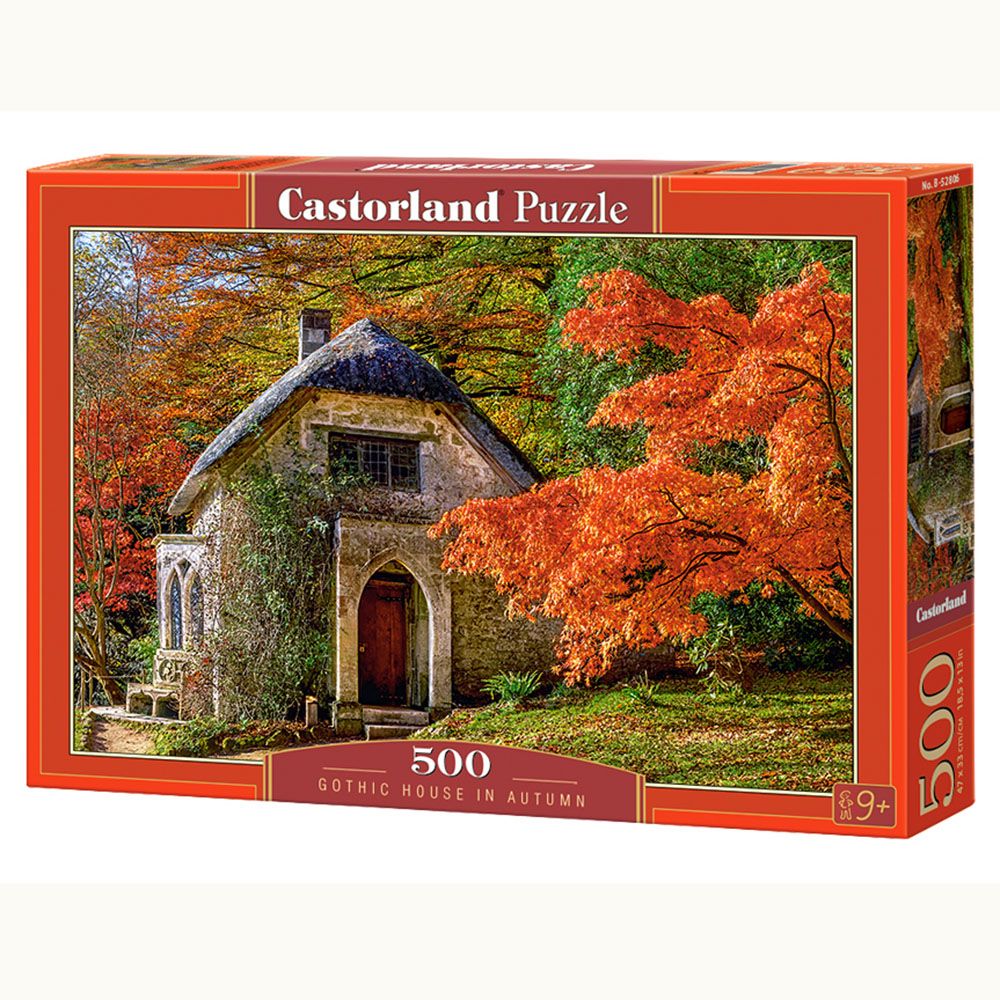 Castorland, Готическа къща през есента, Швеция, пъзел 500 части
