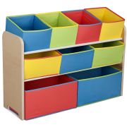 Детски стелаж-органайзер, Пъстър свят