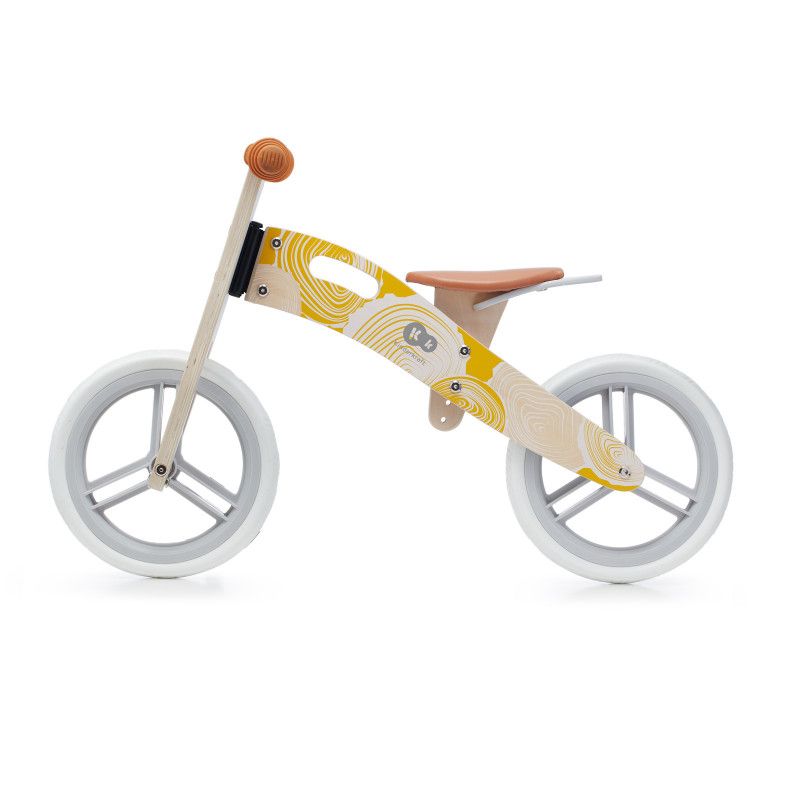 Дървено колело за баланс Runner 2021, жълто