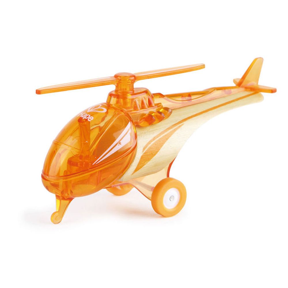 Hape, Оранжев въртолет от бамбук