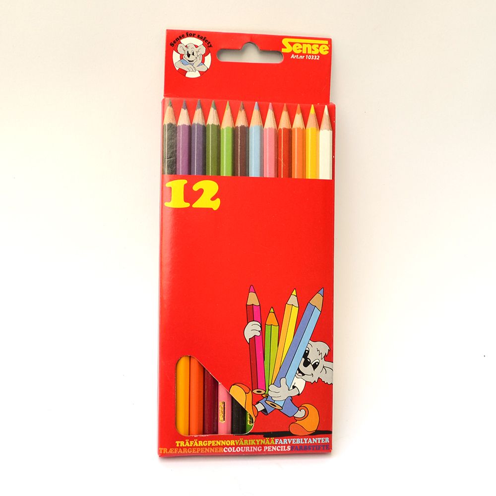 Sense, Цветни моливи, 12 броя