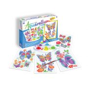 Aquarellum Junior, Комплект за рисуване с акварелни бои, Пеперуди
