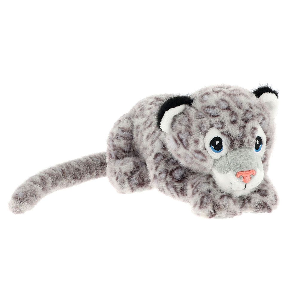 Keeleco, Екологична плюшена играчка, Снежен леопард, 25 см, Keel Toys