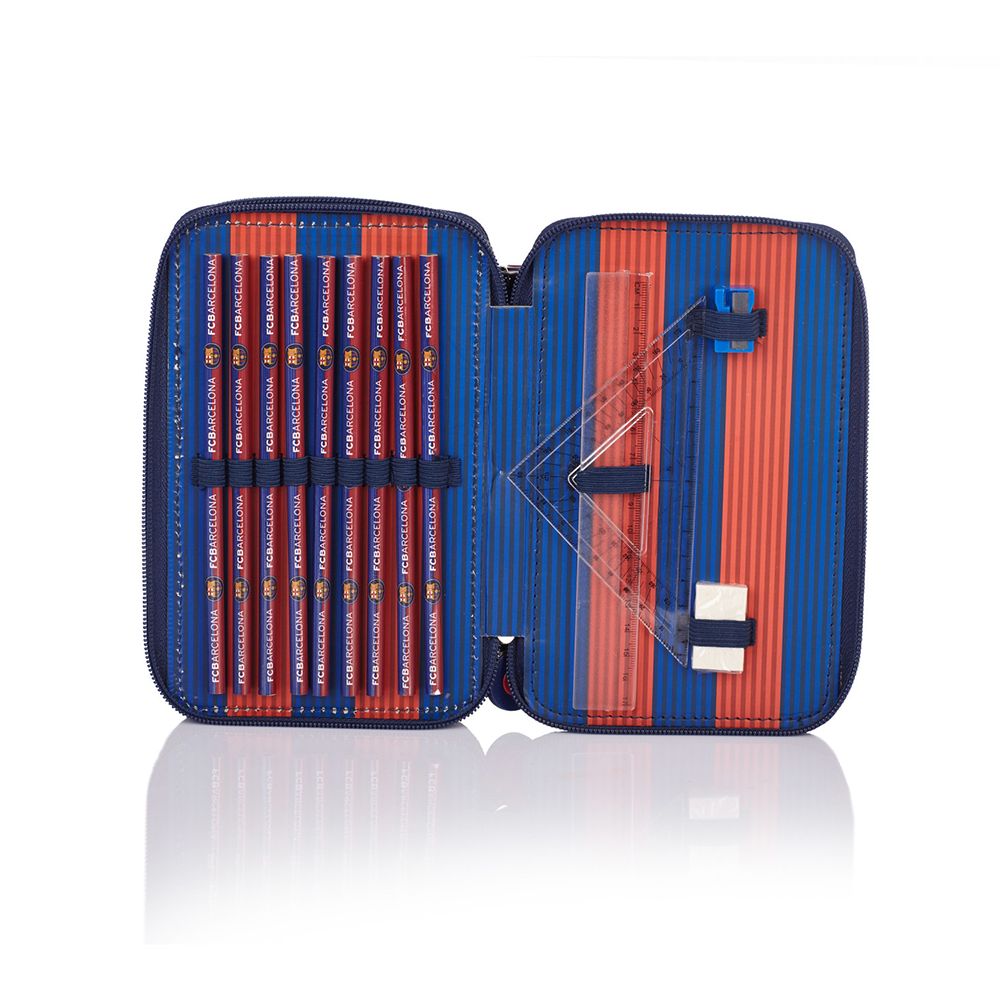 Пълен несесер с 2 ципа, Barcelona Barca Fan 5