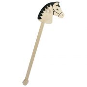 Дървено конче за яздене с пръчка, Калу