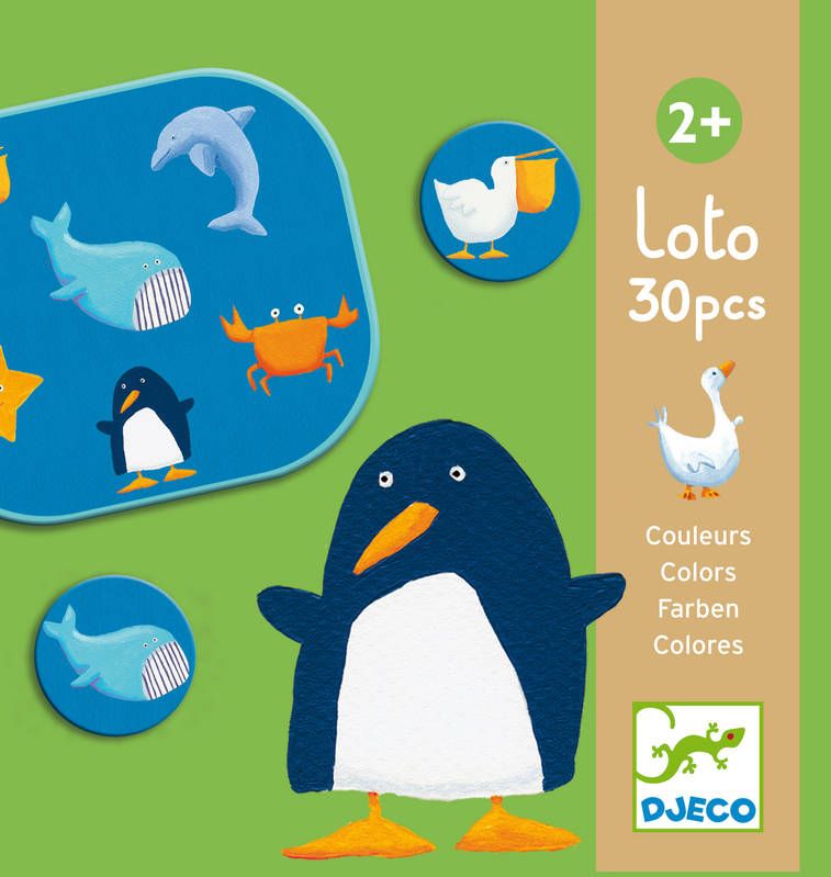 Djeco, Игра Лото, Цветове