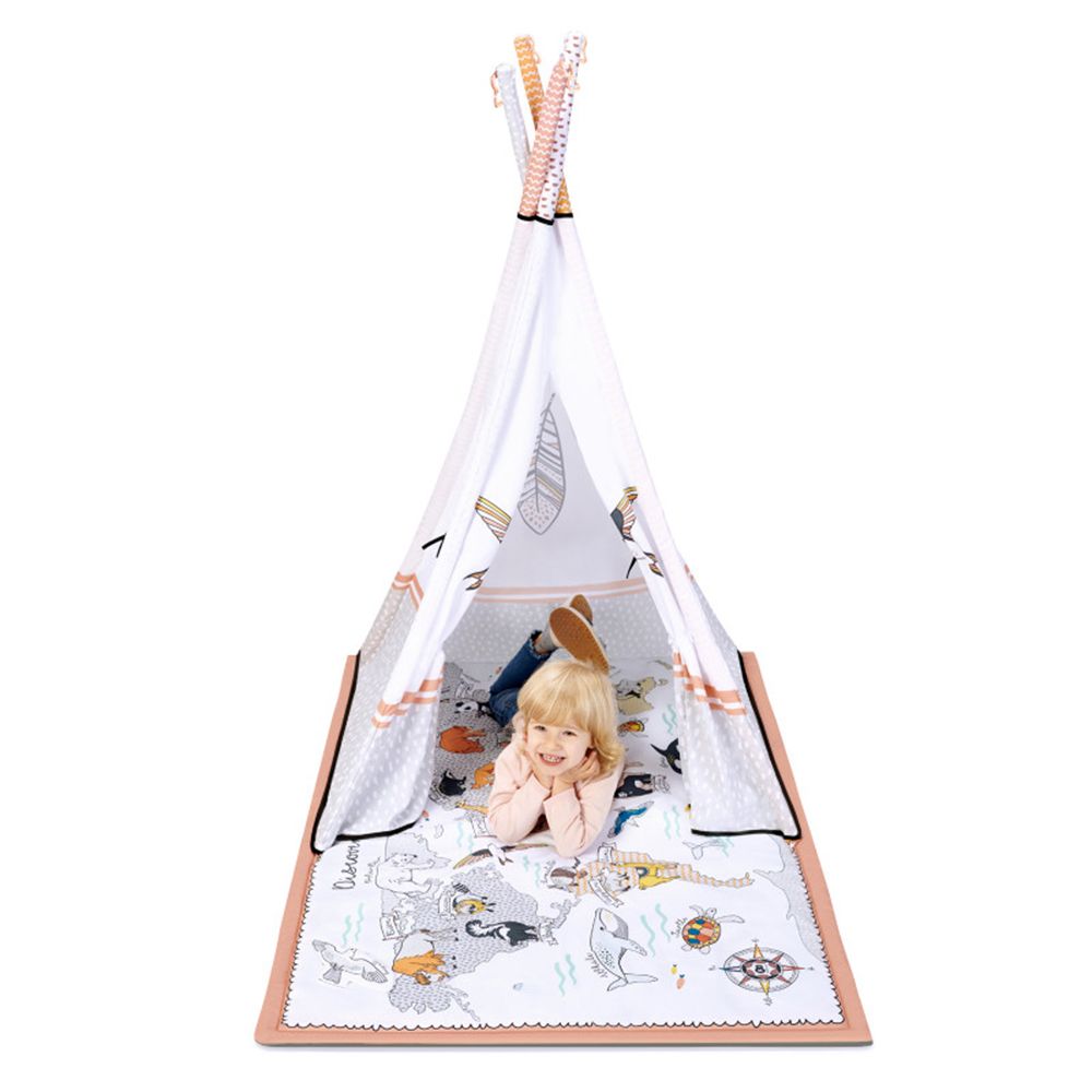 Образователна гимнастика и палатка за игра TIPPY, 3 в 1