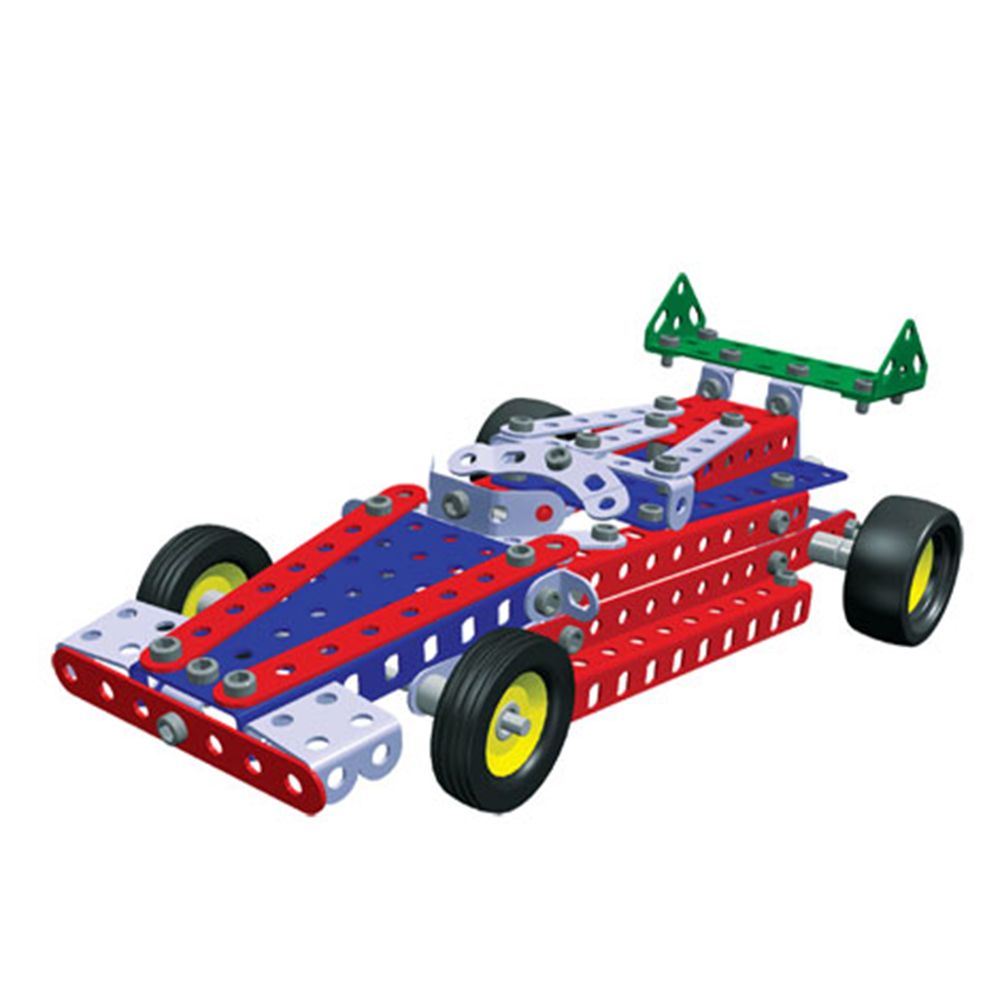 Метален конструктор, Състезателна кола, 10 в 1