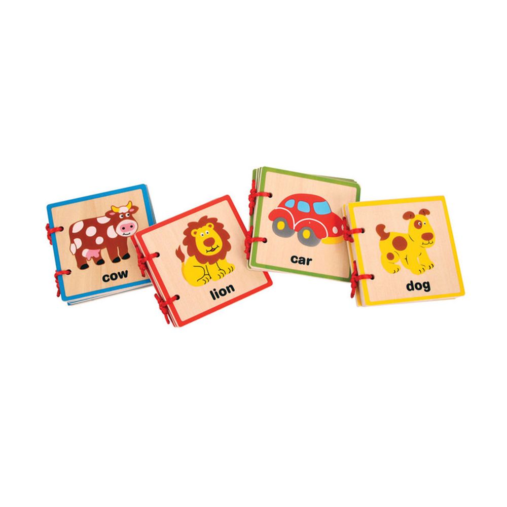 BIGJIGS, Дървена бебешка книжка, асортимент