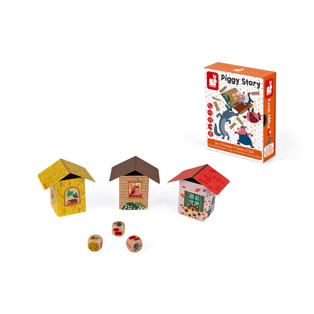 Занимателна игра, Трите прасенца и вълка