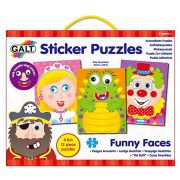Пъзел със стикери, Забавни лица