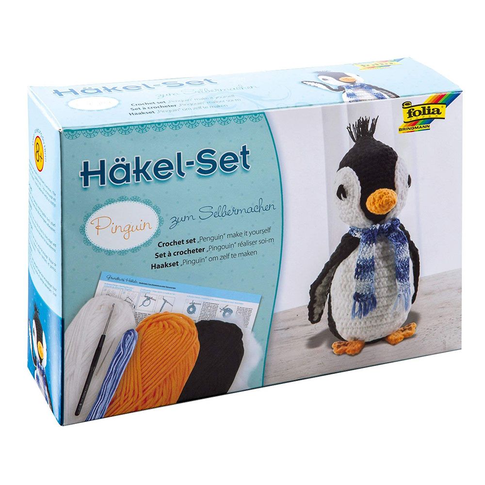 Комплект за плетене на една кука, Пингвинът Пинги