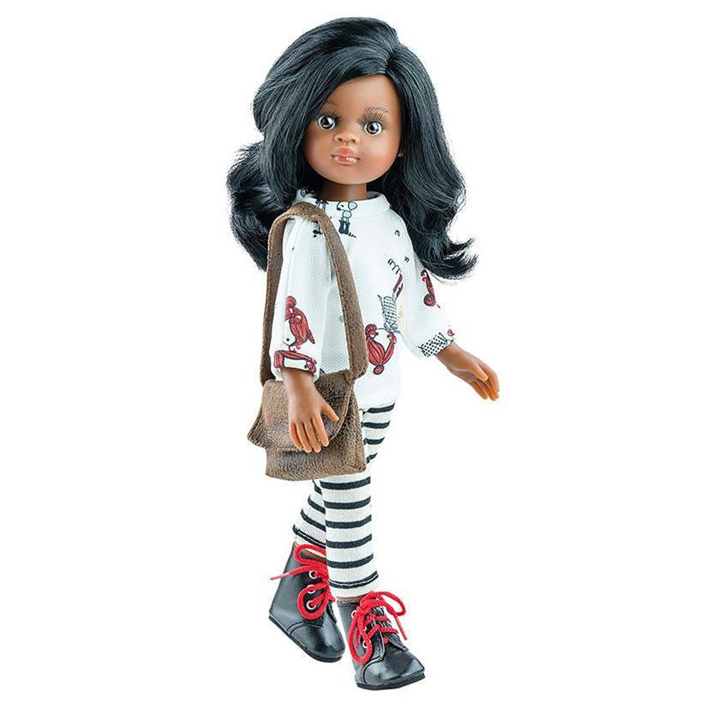 Paola Reina, Кукла Нора, с бяла блузка и клинче, 32 см