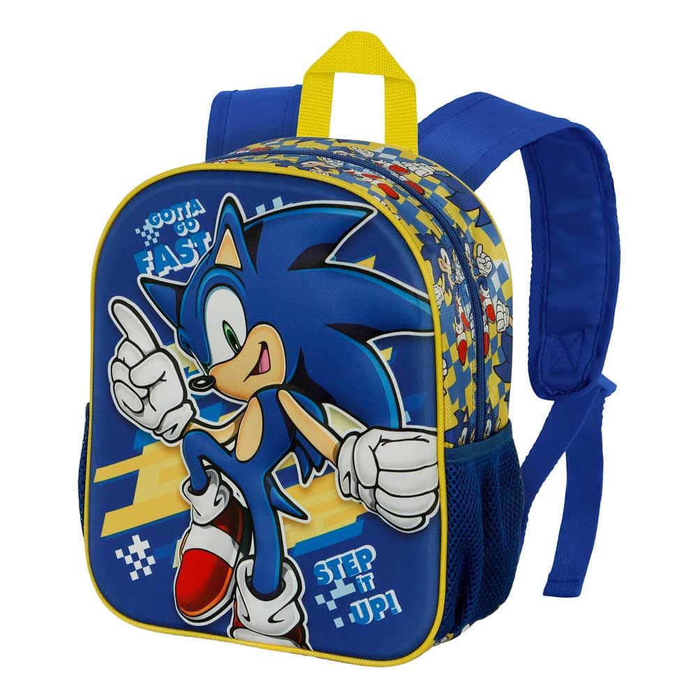 Small 3D Backpack, 3D детска раница Соник, Засили се!, Karactermania