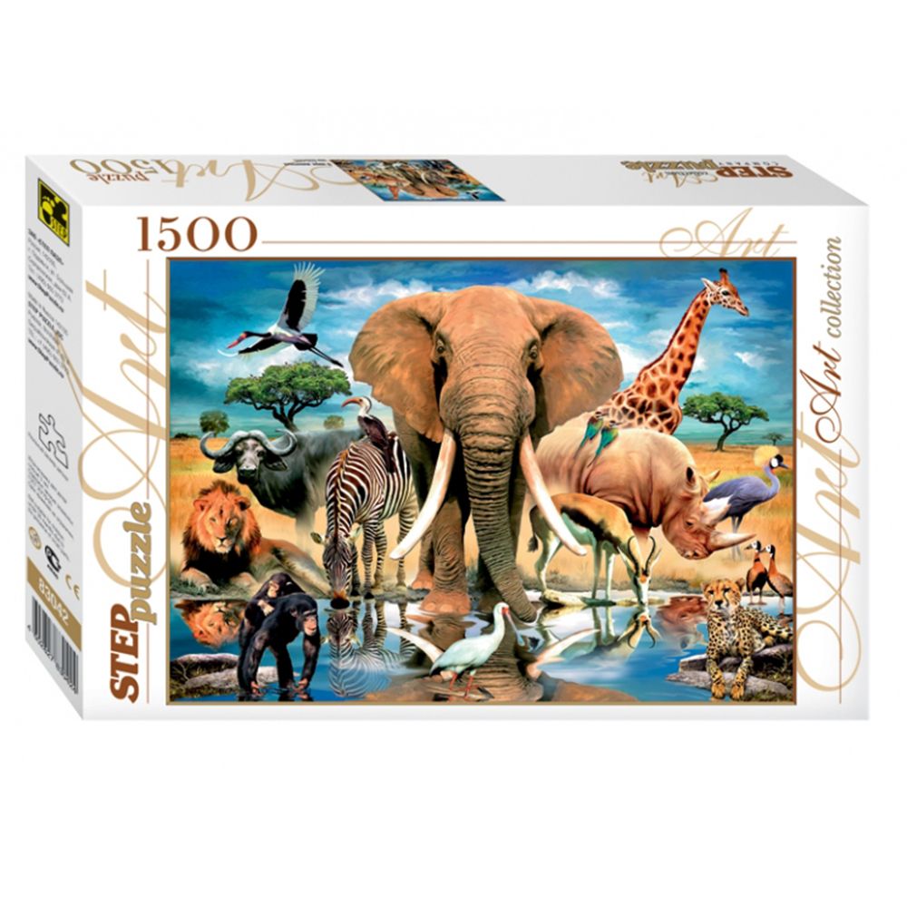STEP Puzzle, Пъстър животински свят, пъзел 1500 елемента