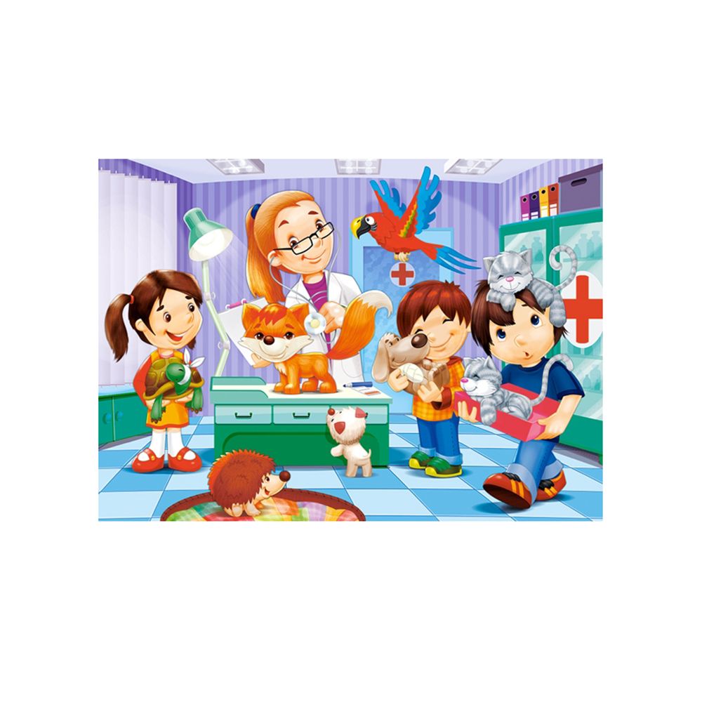 При ветеринаря, пъзел 60 части