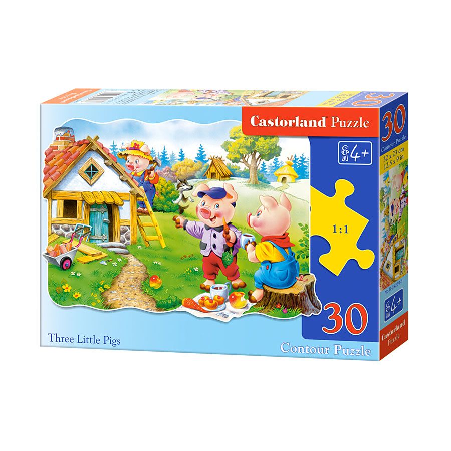 Castorland, Трите прасенца, пъзел 30 части