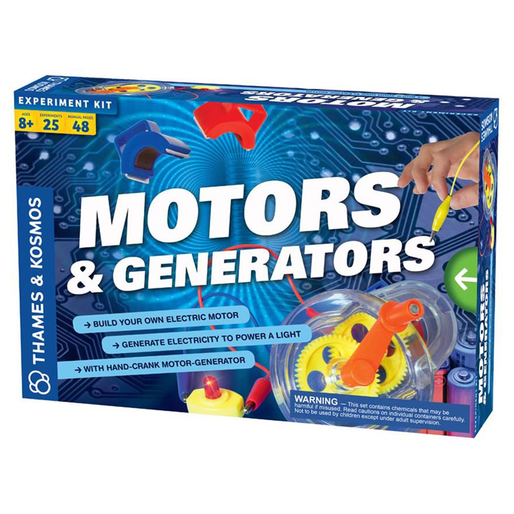 THAMES & KOSMOS, Комплект експерименти, Мотори и генератори