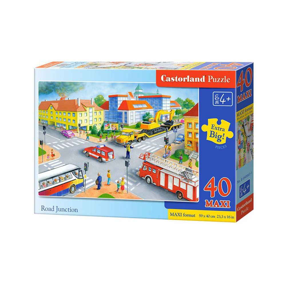 MAXI, На кръстовището, пъзел 40 части, Castorland
