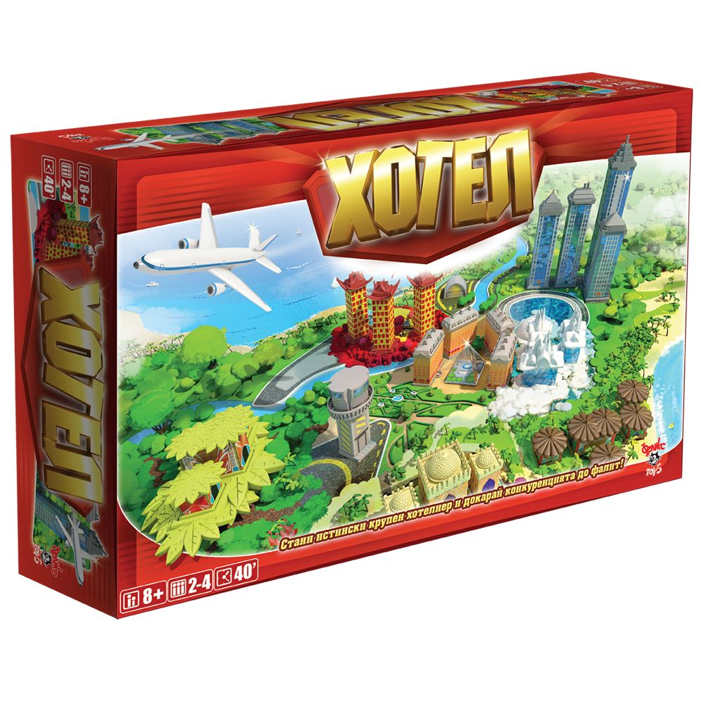 Asmodee, HOT01B, Семейна бизнес игра, Хотел