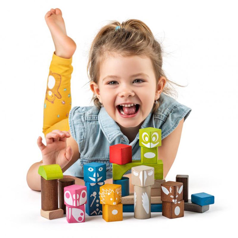 Дървени конструктор, Горски свят