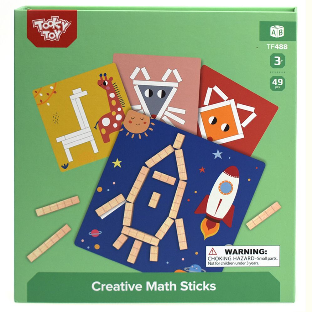 TookyToy, Креативна игра, Рисувай с магнитни математически пръчици