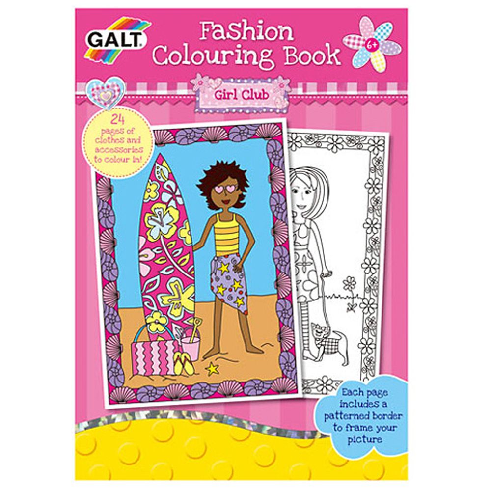 Galt Toys, Книжка за оцветяване, Модерни момичета