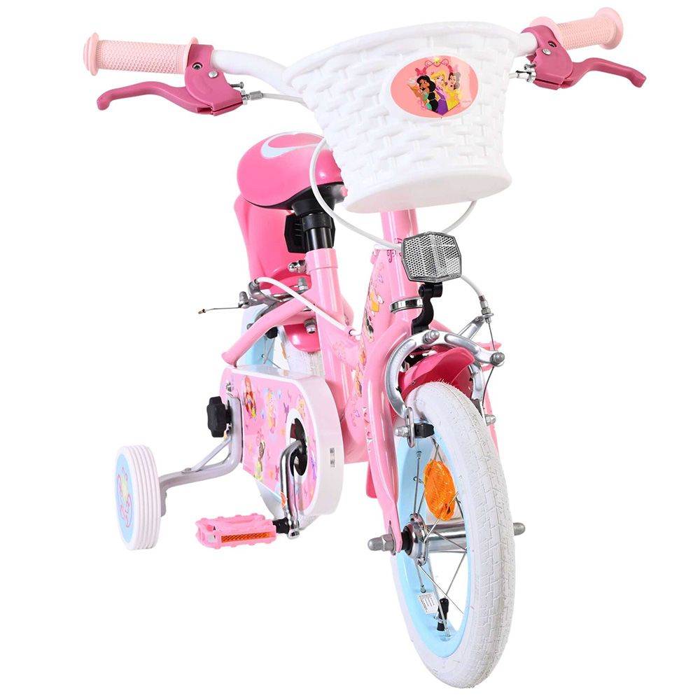 Детски велосипед с помощни колела, Disney Princess,12 инча