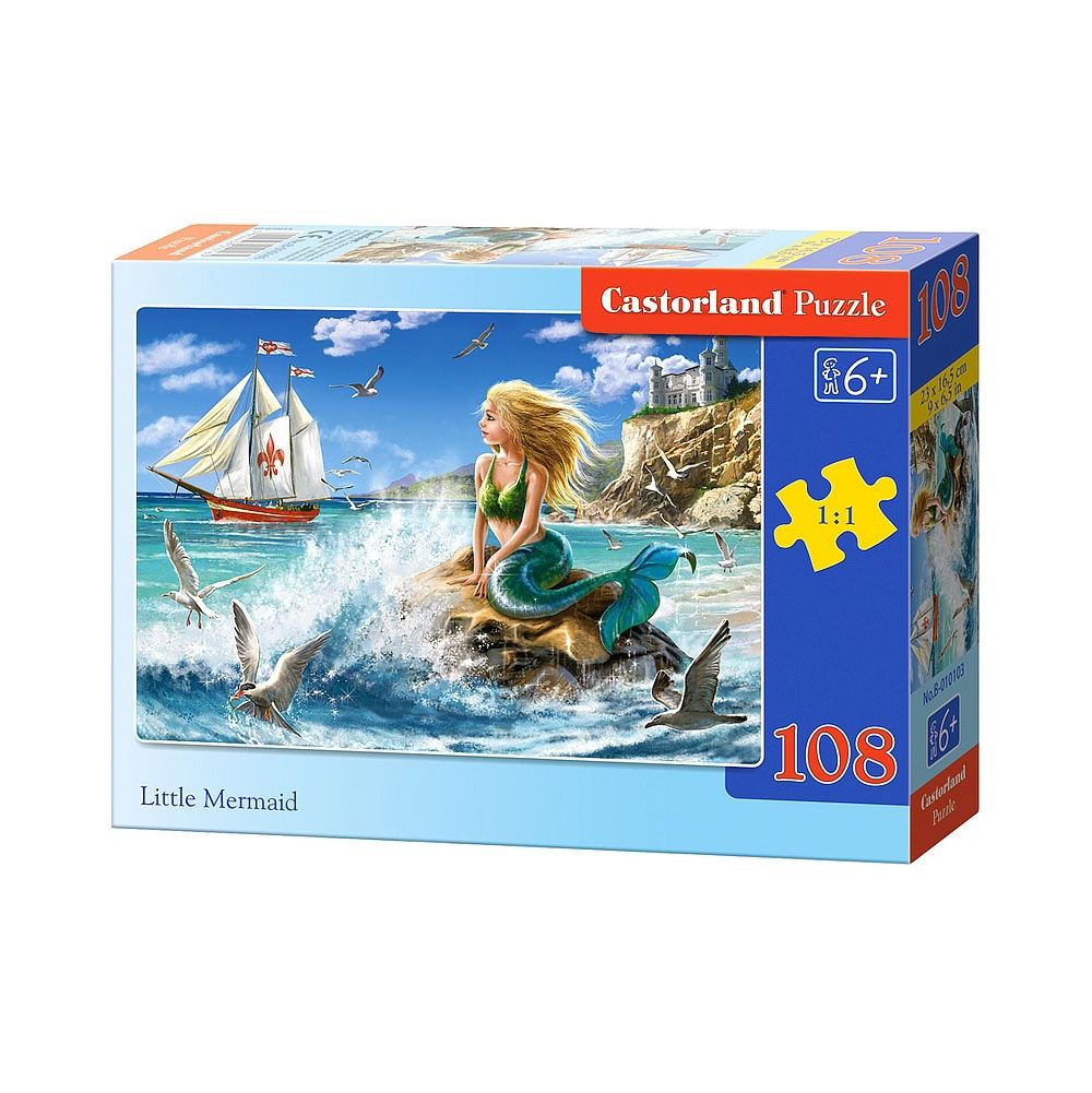 Castorland, Малката русалка, пъзел 108 чаcти