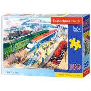 Влакове, пъзел 100 части