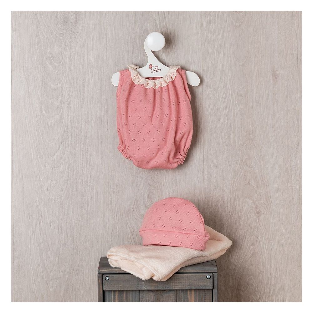 Боди, шапка и одеялце, за кукла Мария, 43 см