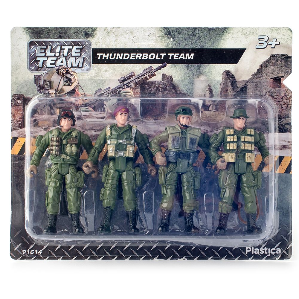 Четири рейнджъра, пластмасови войници