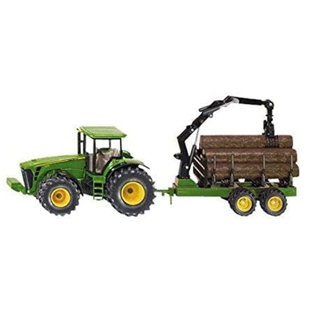 Siku, Трактор с ремарке и кран John Deere