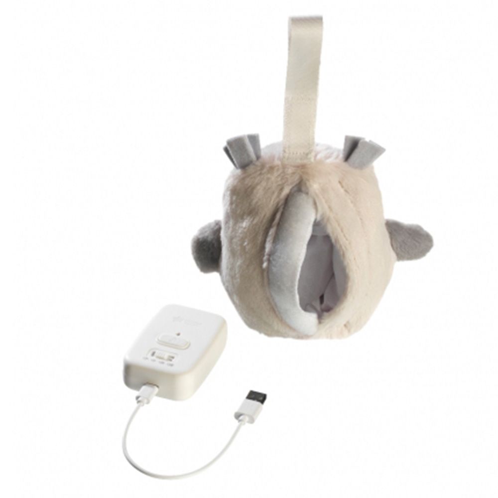 Бухалчето Оли Делукс с БЯЛ ШУМ, бебешка играчка за сън